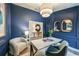 Bright home office with built-in shelving and stylish decor at 6013 Sw 96Th Pl, Ocala, FL 34476