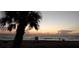 Sunrise view from the beach with palm trees at 1284 Vanderbilt Dr, Ormond Beach, FL 32174