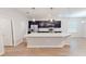 Open concept kitchen with a large island and modern stainless steel appliances at 6855 Mossy Oak Ln, Lakeland, FL 33810