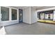 Covered patio with view to the home's interior at 3007 Mirage Pl, St Cloud, FL 34771