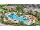 Aerial view of resort-style pool and clubhouse at 5429 Sw 85Th Avenue Rd, Ocala, FL 34481