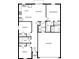 Detailed floor plan showcasing the layout of the home, including bedrooms, bathrooms, and kitchen at 13481 Leaping Water Way, Astatula, FL 34705