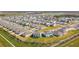 Aerial view of the Hawthorne Ranch community with lush landscaping and scenic ponds at 4897 Foxglove Dr, Lakeland, FL 33811