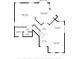 Two-story home floor plan with 3 bedrooms and 3 baths at 13438 Davenham Pt, Orlando, FL 32832