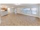 Spacious Gathering room with tile floors and sliding glass doors at 2804 Polson Dr, Kissimmee, FL 34758