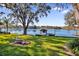 Serene lake view from the backyard at 509 E Lakeshore Dr, Ocoee, FL 34761