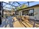 Relaxing screened porch overlooking lake at 509 E Lakeshore Dr, Ocoee, FL 34761
