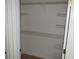 A closet has white wire shelving and a light at the top at 4340 S Kirkman Rd # 905, Orlando, FL 32811
