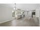 Modern kitchen with stainless steel appliances and an island at 3046 Crystal Hills Dr, Lakeland, FL 33801