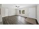 Living room with vinyl plank flooring and ceiling fan at 3046 Crystal Hills Dr, Lakeland, FL 33801