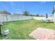 Spacious backyard with patio and plenty of grass at 3052 Cassidy Ln, Haines City, FL 33844