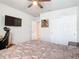 Bright bedroom with a comfortable bed and built-in desk at 3052 Cassidy Ln, Haines City, FL 33844