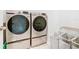 Convenient laundry room with side-by-side washer and dryer at 3052 Cassidy Ln, Haines City, FL 33844