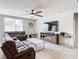 Living room features a fireplace and plenty of natural light at 3052 Cassidy Ln, Haines City, FL 33844