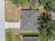 Top-down view of a house and surrounding yard at 1305 Congo Ct, Poinciana, FL 34759