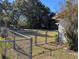 Backyard with chain link fence and gate at 2150 Ne 54Th St, Ocala, FL 34479
