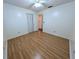 Spacious bedroom with light wood laminate flooring at 2150 Ne 54Th St, Ocala, FL 34479
