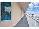 Shared balcony offering ocean views at 3737 S Atlantic Ave # 204, Daytona Beach Shores, FL 32118