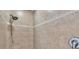 Stand up shower with tiled walls at 3737 S Atlantic Ave # 204, Daytona Beach Shores, FL 32118