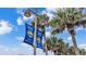 Daytona Beach Shores street view featuring palm trees and sunny skies at 3737 S Atlantic Ave # 204, Daytona Beach Shores, FL 32118