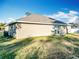 Tan house exterior with sliding glass doors and grassy yard at 16962 Sw 40Th Cir, Ocala, FL 34473