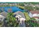 Aerial view of home, showcasing its curb appeal at 16741 Rising Star Dr, Clermont, FL 34714