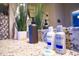 Bathroom featuring granite countertop and various toiletries at 3231 Cupid Pl Pl, Kissimmee, FL 34747