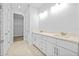 Modern bathroom with double vanity and updated fixtures at 5830 Sw 121 St, Ocala, FL 34481