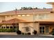 Community center building with landscaping and signage at 3681 Magnolia Dr, Indian Lake Estates, FL 33855