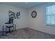 Home office with a desk, chair, and artwork at 3681 Magnolia Dr, Indian Lake Estates, FL 33855