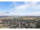 Aerial view of neighborhood near a body of water at 1614 King James Ct, Lakeland, FL 33813