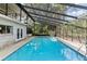 Refreshing screened pool with ample space at 1614 King James Ct, Lakeland, FL 33813