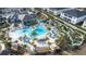 Community pool with surrounding lounge chairs and mini golf at 601 Drop Shot Dr, Davenport, FL 33896