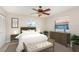 Bright bedroom with ample closet space and neutral decor at 980 Canal View Blvd # G1, Port Orange, FL 32129
