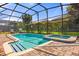 Relaxing pool and spa with a basketball hoop at 1463 Myrtlewood St, Davenport, FL 33896