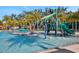 Refreshing community pool with a water playground for  at 2541 Shanti Dr, Kissimmee, FL 34746