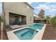 Private pool and spa with lounge chairs at 501 Lasso Dr, Kissimmee, FL 34747