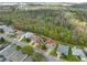 Aerial view showing home's location in a residential neighborhood at 3379 Fiddle Leaf Way, Lakeland, FL 33811