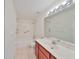 Clean and functional bathroom with a single vanity and shower/tub combo at 3379 Fiddle Leaf Way, Lakeland, FL 33811