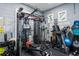 Home gym featuring modern exercise equipment and weights for a full workout at 7833 Freestyle Ln, Winter Garden, FL 34787