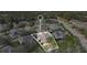 Aerial view of house and surrounding neighborhood at 1011 Susan Dr, Lake Wales, FL 33853