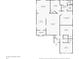 One-story floor plan featuring 3 bedrooms, 2 baths, and a spacious living area at 1011 Susan Dr, Lake Wales, FL 33853
