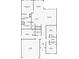 A detailed floor plan showcasing a spacious layout with multiple bedrooms and bathrooms at 1536 Axel Cir, Winter Haven, FL 33880