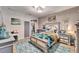 Spacious bedroom with dresser, large bed, and decorative rug at 4714 Dail Rd, Lakeland, FL 33813