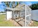 Chicken coop with ample space for chickens at 4714 Dail Rd, Lakeland, FL 33813