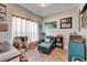 Relaxing home office space with a comfortable lounge chair and desk at 4714 Dail Rd, Lakeland, FL 33813
