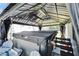 Covered hot tub with seating area at 4714 Dail Rd, Lakeland, FL 33813
