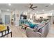 Open concept living area with a spacious layout and stylish decor at 4714 Dail Rd, Lakeland, FL 33813