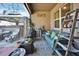 Cozy screened porch with comfortable seating and plants at 4714 Dail Rd, Lakeland, FL 33813