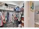 Large walk-in closet with double hanging rods and shelving at 4714 Dail Rd, Lakeland, FL 33813
